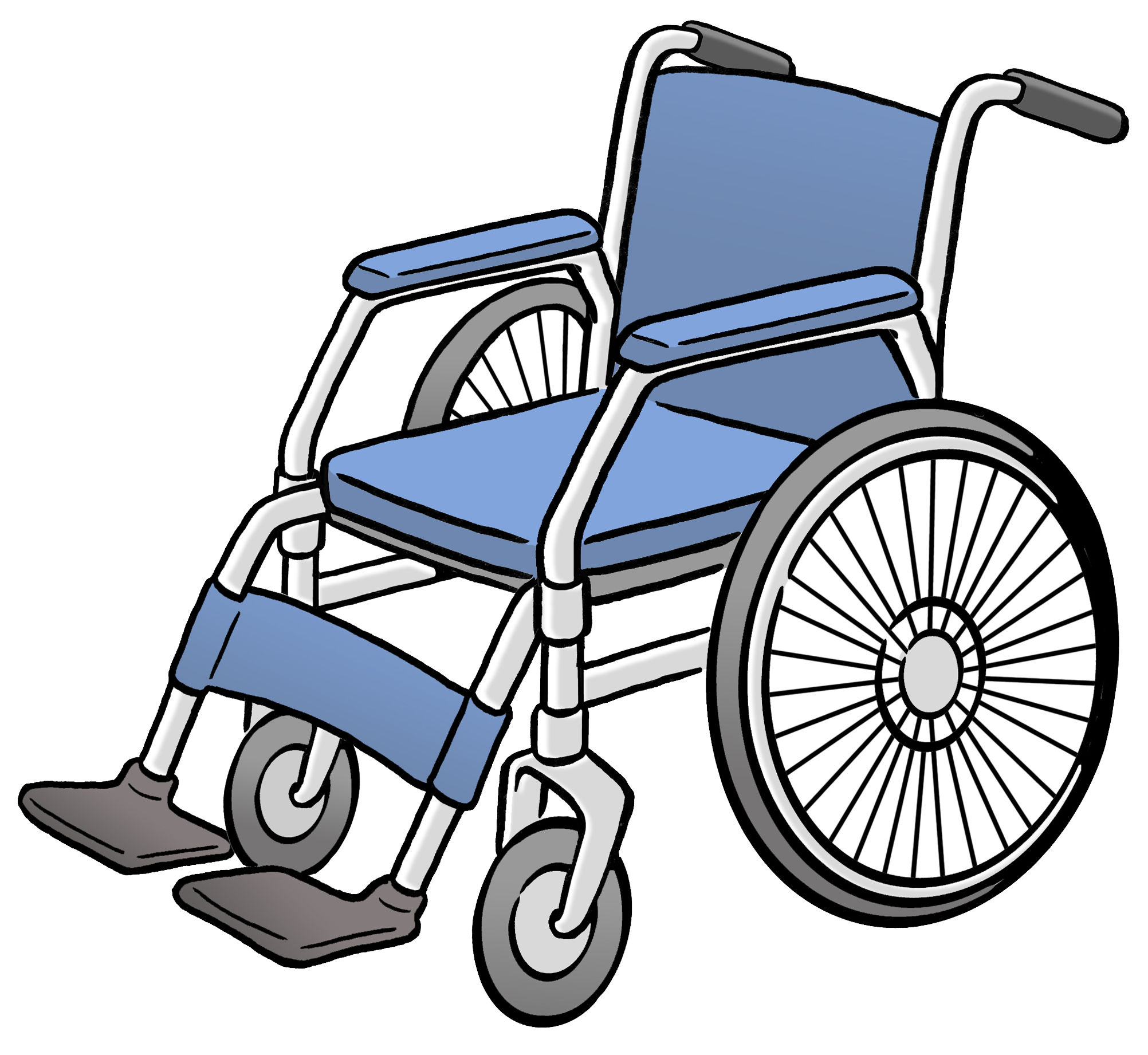Gezeichneter Rollstuhl